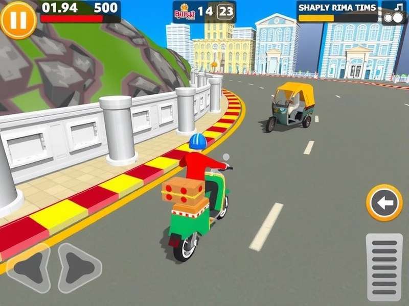 Bharat Rickshaw Rider Game Screenshot